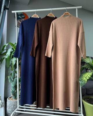 NEVA SALAŞ ÇİZGİLİ TRİKO ELBİSE 2002-03-LACİVERT