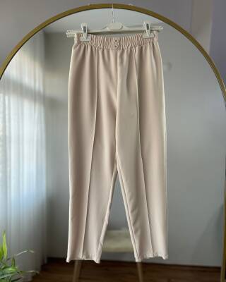 SONA BELİ LASTİKLİ DOUBLE PANTOLON 5003-02-BEJ