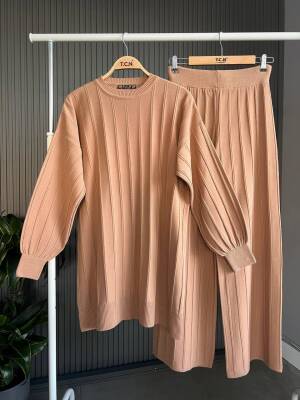 ZERSA FİTİLLİ BELİ LASTİKLİ TRİKO TAKIM 1002-15-BİSKÜVİ